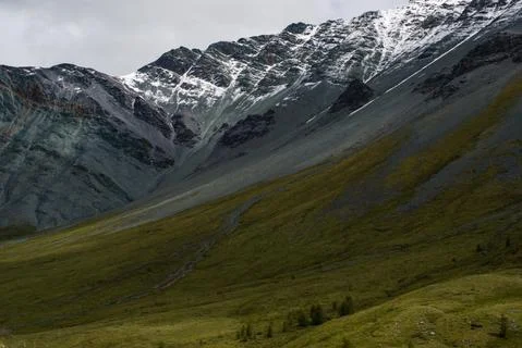 Mountains on the background-Altai Stock Photos
