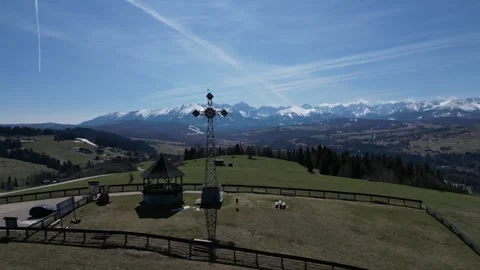 Mountains in the background Stock Footage 306851472