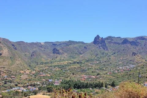 Mountains in the background Stock Photos