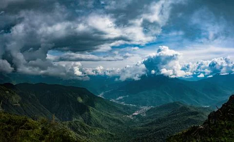 Mountains background 스톡 사진