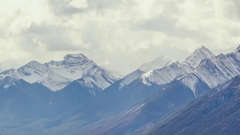 The Mountains in Banff Stock Footage 85103720