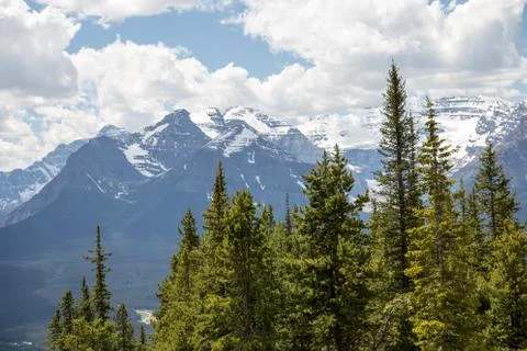 Mountains in Banff Stock Photos