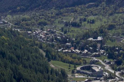 The mountains of Bardonecchia Stock Photos