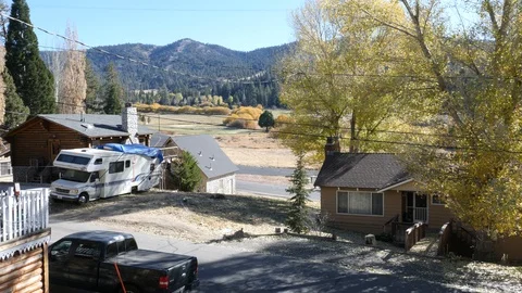 Mountains in Big Bear, CA Stock Footage 119997638