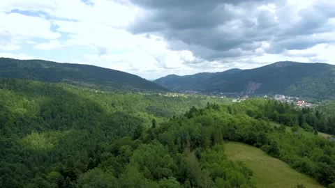 Mountains from a bird's eye view Stock Footage 140285138