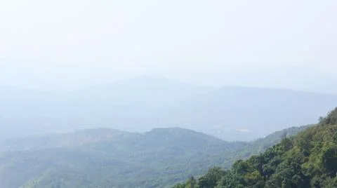 Mountains with blue sky Stock Photos