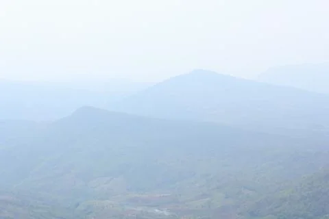 Mountains with blue sky Stock Photos