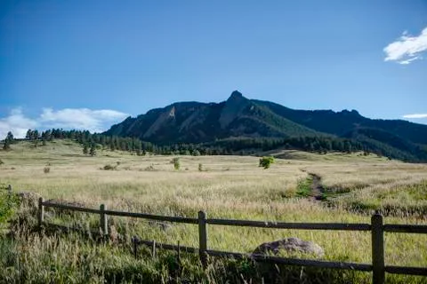 Mountains in Boulder Stock Photos