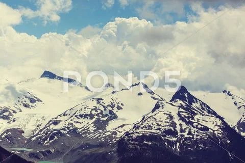 Mountains in Canada Stock Photos
