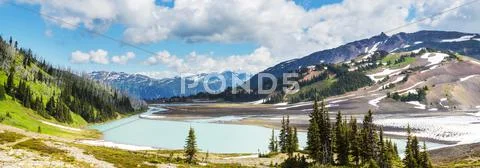 Mountains in Canada Stock Photos