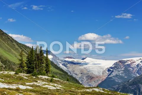 Mountains in Canada Stock Photos