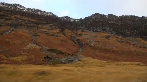 Mountains from car Video stock 122122698