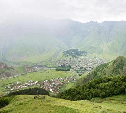 Mountains of the Caucasus Stock Photos