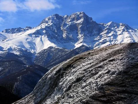 In the mountains of the Caucasus Stock Photos