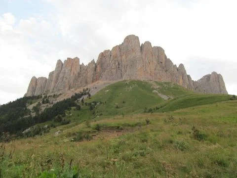Mountains of the Caucasus Stock Photos