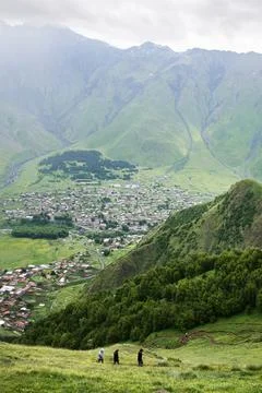 Mountains of the Caucasus Foto stock