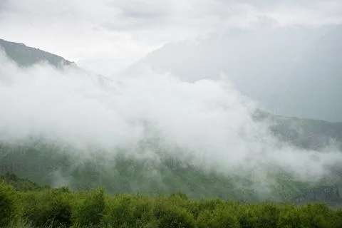 Mountains of the Caucasus Stock Photos