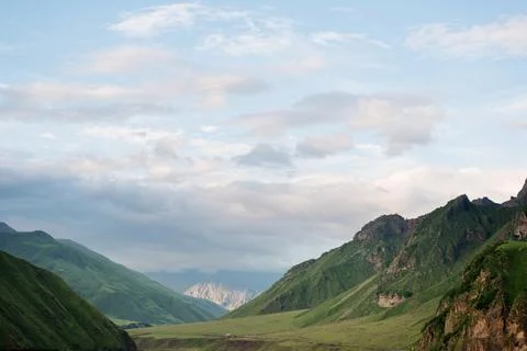 Mountains of the Caucasus Stock Photos