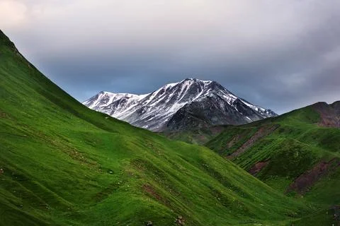 Mountains of the Caucasus Stock Photos