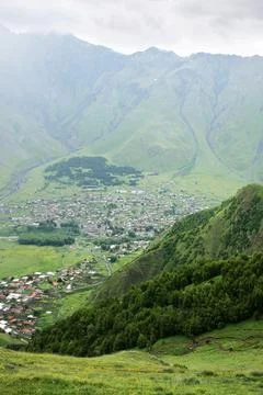 Mountains of the Caucasus Stock Photos
