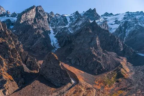 Mountains of the Caucasus. Stock Photos