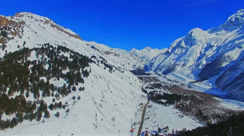 Mountains of Caucasus Range Vídeos de archivo 63225665