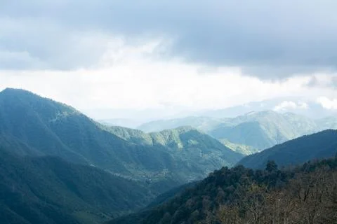 Mountains at Chandragiri Stock Photos
