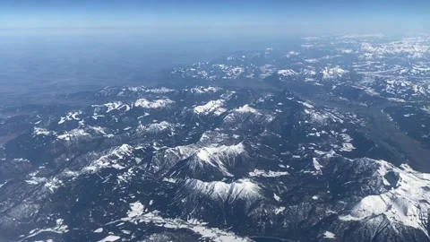 Mountains in China covered in snow. Stock Footage 218277666