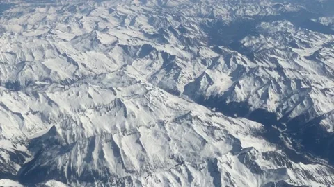 Mountains in China covered in snow. Stock Footage 218277946