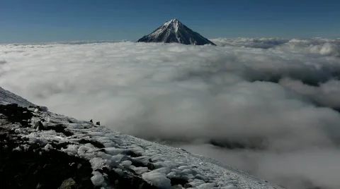 Mountains, clouds Stock Footage 849121
