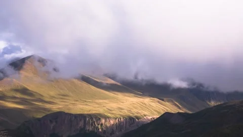 Mountains in the clouds Stock Footage 149379898