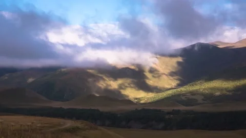 Mountains in the clouds Stock Footage 149380180
