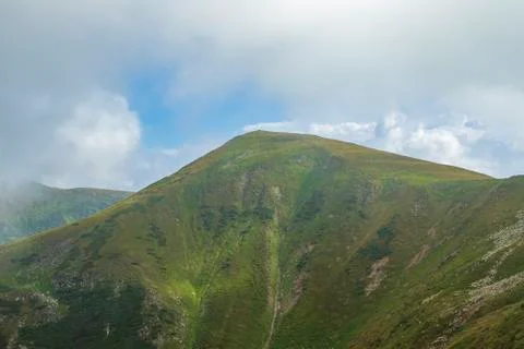 Mountains In Clouds Stock Photos