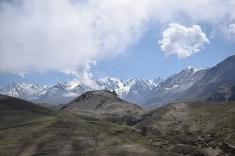 Mountains in the clouds Foto stock