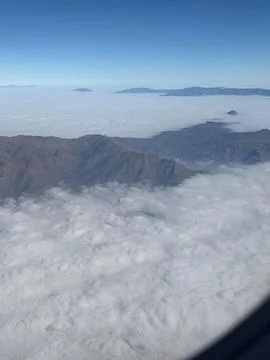 Mountains in the Clouds Stock Photos
