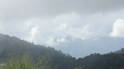 Mountains clouds sky Stock Footage 44266164