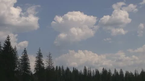 Mountains clouds time lapse Vídeos de archivo 11953056