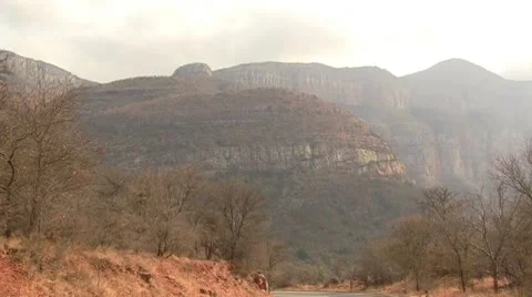 Mountains on a cloudy day Stock Footage 10608919