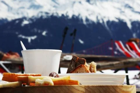 Mountains coffee Stock Photos