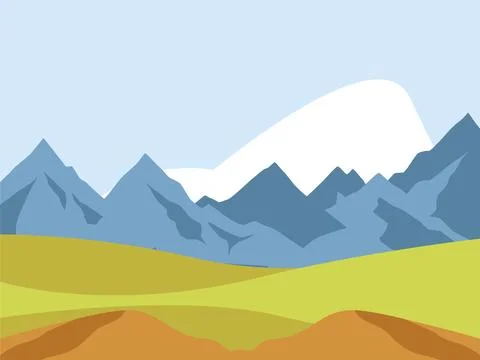 Mountains Concept Illustration Stock Illustration