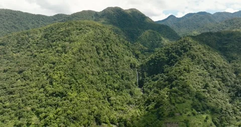 Mountains covered rainforest. Stock Footage 241678621