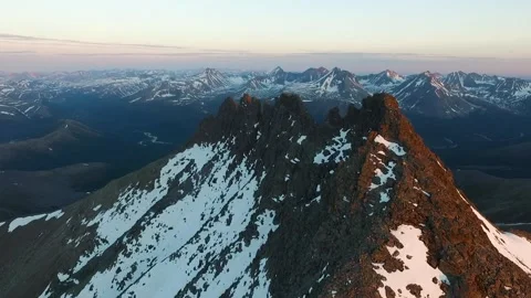 Mountains at dawn Stock Footage 146451119