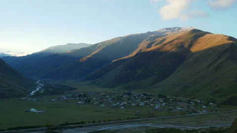 Mountains dawn timelapse Stock Footage 99344513
