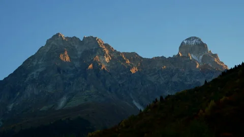 Mountains dawn timelapse Stock Footage 99375223