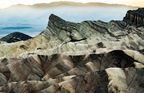 Mountains of Death Valley Stock Photos