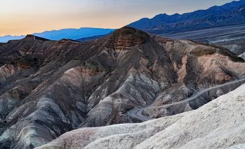 Mountains of Death Valley Fotos de archivo