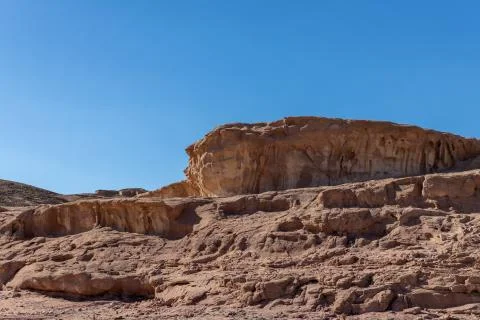 Mountains in the desert of Arava Stock Photos