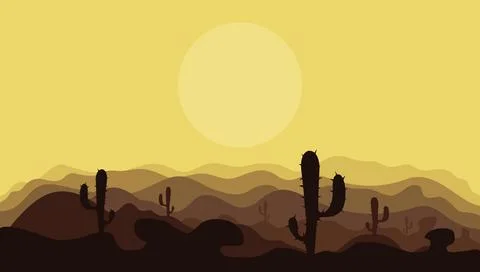 Mountains in the desert2 스톡 사진
