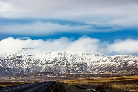 Mountains in the distance Stock Photos