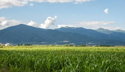 Mountains in the distance Stock Photos